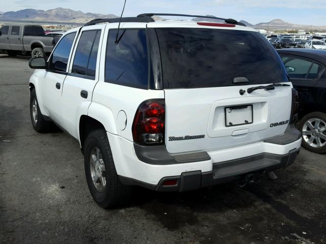 1GNDT13S822129257 - 2002 CHEVROLET TRAILBLAZE WHITE photo 3