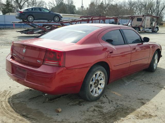 2B3KA53H36H132700 - 2006 DODGE CHARGER R/ RED photo 4