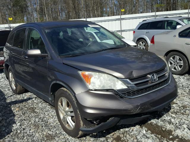 5J6RE4H73AL033957 - 2010 HONDA CR-V EXL GRAY photo 1