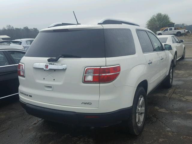 5GZEV23D89J212555 - 2009 SATURN OUTLOOK XR თეთრი ფოტო 4