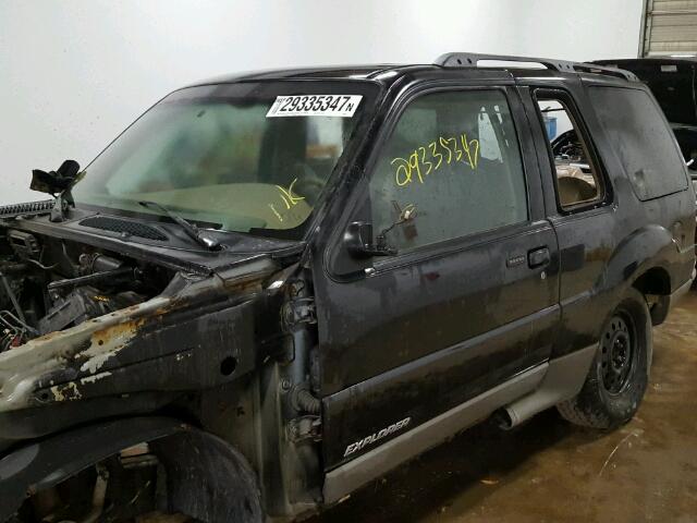 1FMYU70E91UC09142 - 2001 FORD EXPLORER S 黑色 照片 10