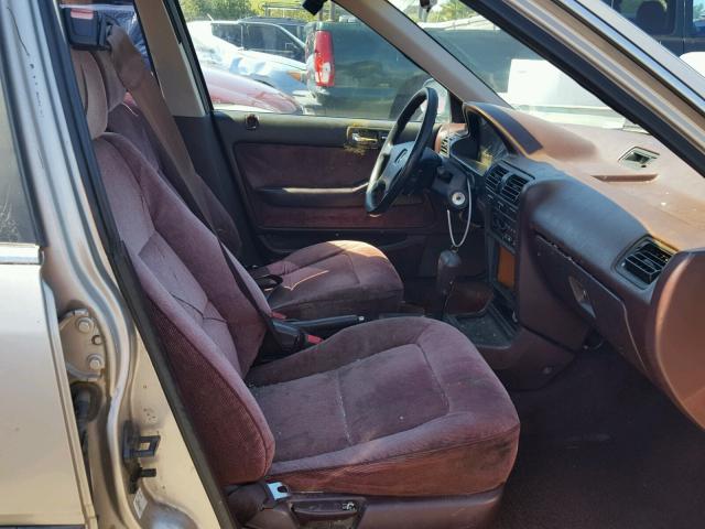 JHMCB7653MC091741 - 1991 HONDA ACCORD LX GOLD photo 5