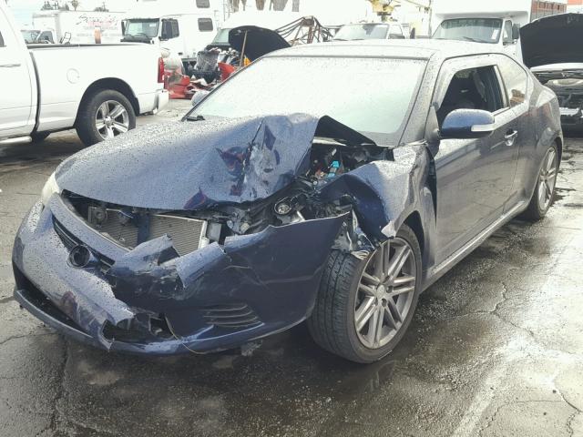 JTKJF5C75B3009487 - 2011 TOYOTA SCION TC 蓝色 照片 2
