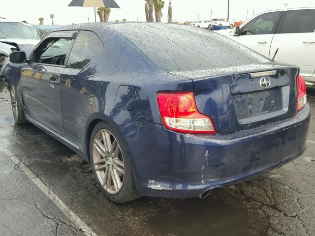 JTKJF5C75B3009487 - 2011 TOYOTA SCION TC 蓝色 照片 3