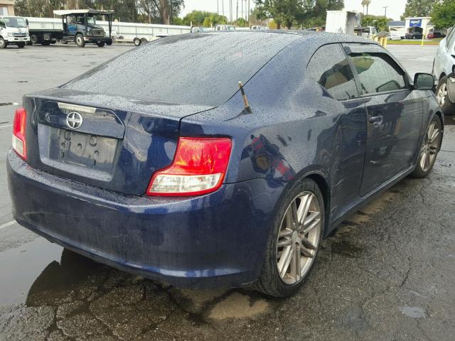 JTKJF5C75B3009487 - 2011 TOYOTA SCION TC 蓝色 照片 4