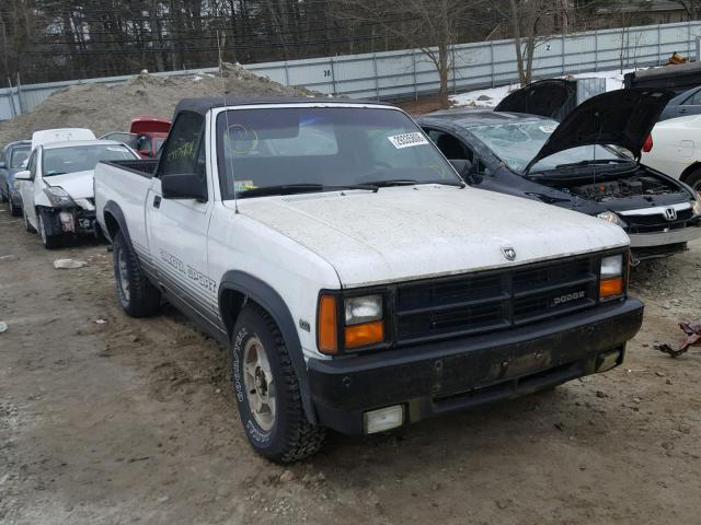 1B7FL69X3KS140197 - 1989 DODGE DAKOTA SPO WHITE photo 1