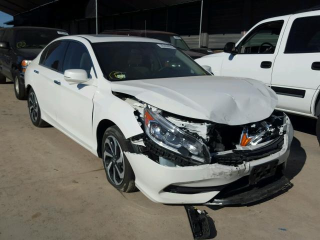 1HGCR2F81GA076814 - 2016 HONDA ACCORD EXL WHITE photo 1