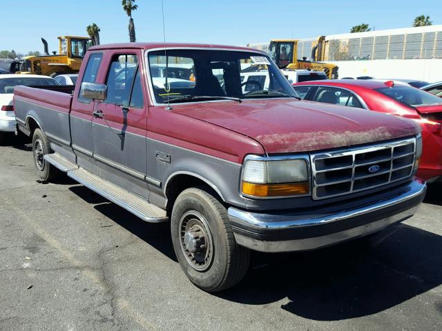 1FTHX25G4NKB61642 - 1992 FORD F250 BURGUNDY photo 1