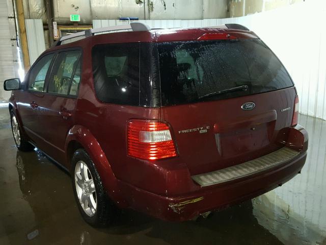 1FMDK06195GA38719 - 2005 FORD FREESTYLE BURGUNDY photo 3