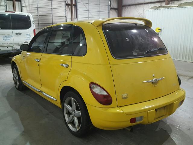 3A8FY58BX6T292542 - 2006 CHRYSLER PT CRUISER YELLOW photo 3