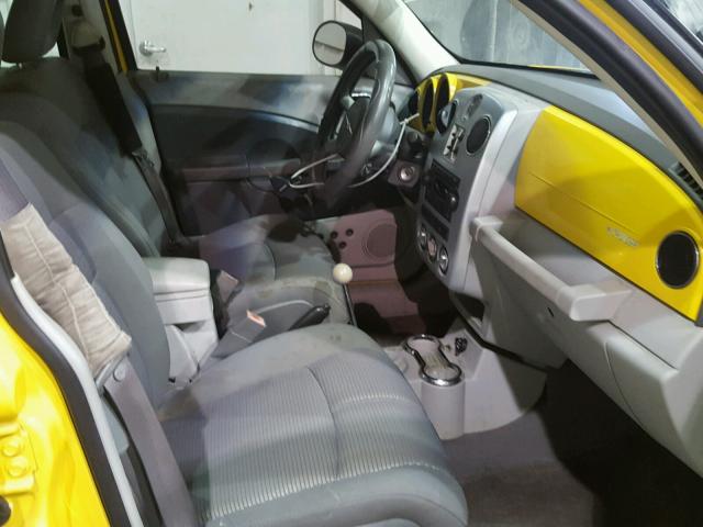 3A8FY58BX6T292542 - 2006 CHRYSLER PT CRUISER YELLOW photo 5