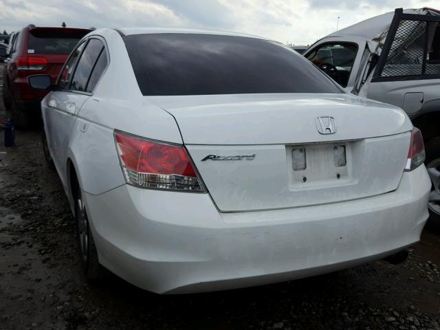 1HGCP2F46AA108120 - 2010 HONDA ACCORD LXP WHITE photo 3