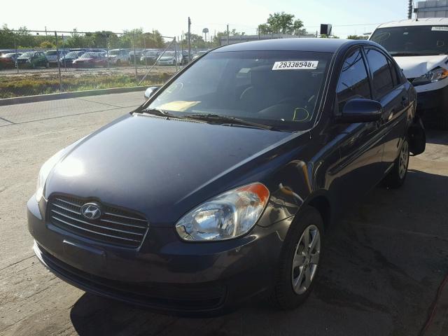 KMHCN4AC6AU406059 - 2010 HYUNDAI ACCENT GLS GRAY photo 2