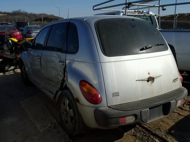 3C8FY4BB81T607808 - 2001 CHRYSLER PT CRUISER SILVER photo 3