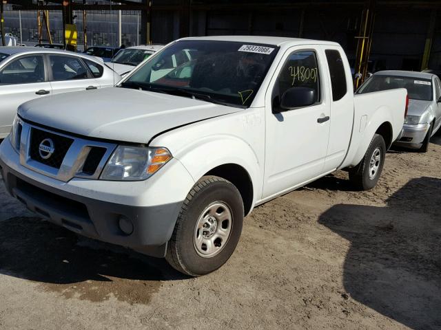 1N6BD0CTXDN711293 - 2013 NISSAN FRONTIER S WHITE photo 2