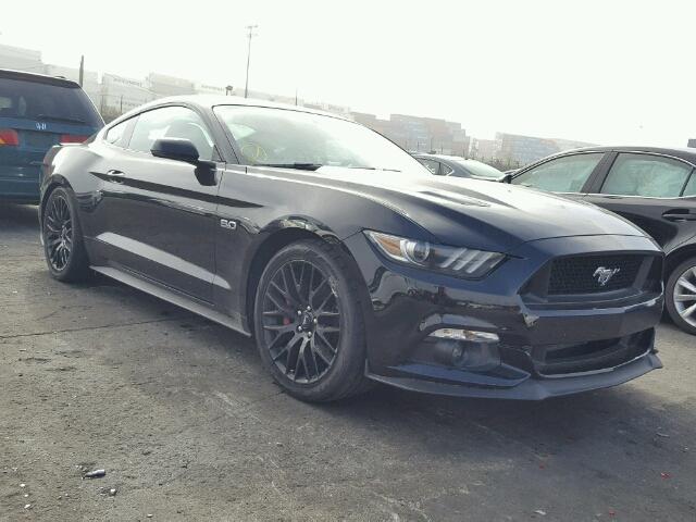 1FA6P8CF9F5396094 - 2015 FORD MUSTANG GT BLACK photo 1