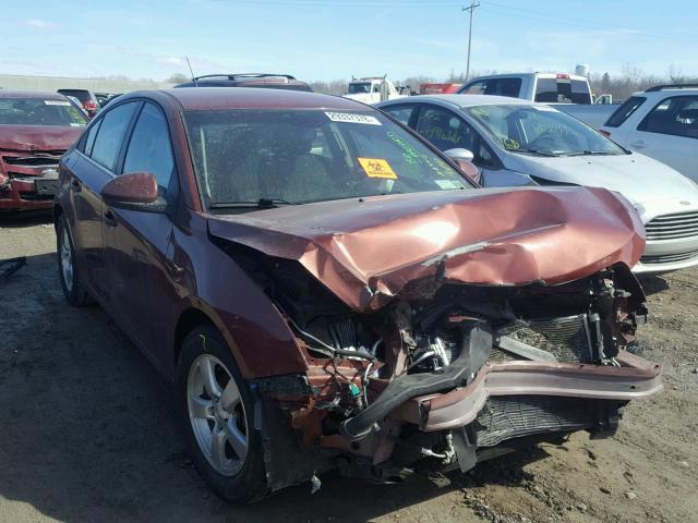 1G1PF5SC0C7182644 - 2012 CHEVROLET CRUZE LT MAROON photo 1