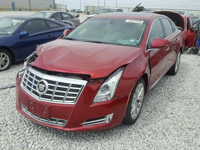 2G61R5S36D9231210 - 2013 CADILLAC XTS LUXURY RED photo 2