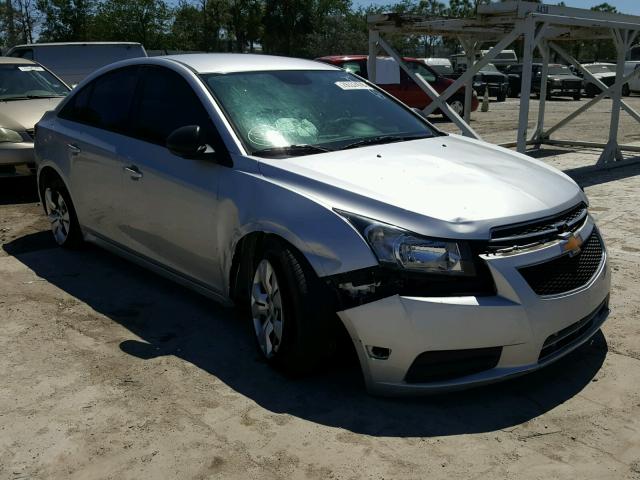 1G1PA5SHXE7234214 - 2014 CHEVROLET CRUZE LS SILVER photo 1