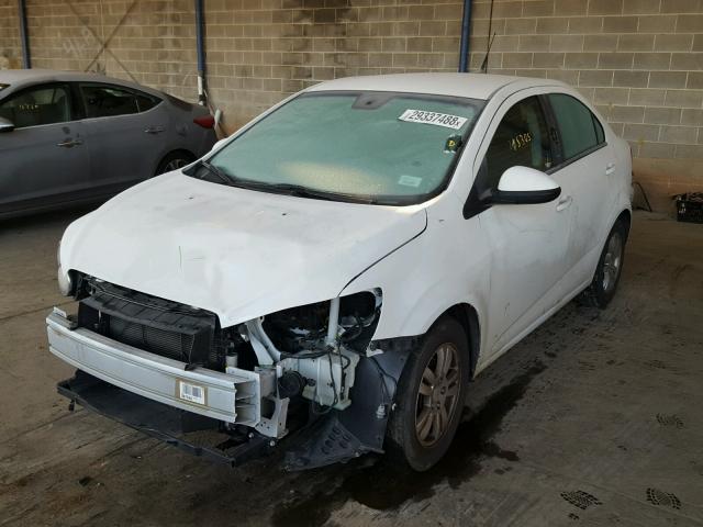 1G1JA5SHXC4185536 - 2012 CHEVROLET SONIC LS თეთრი ფოტო 2