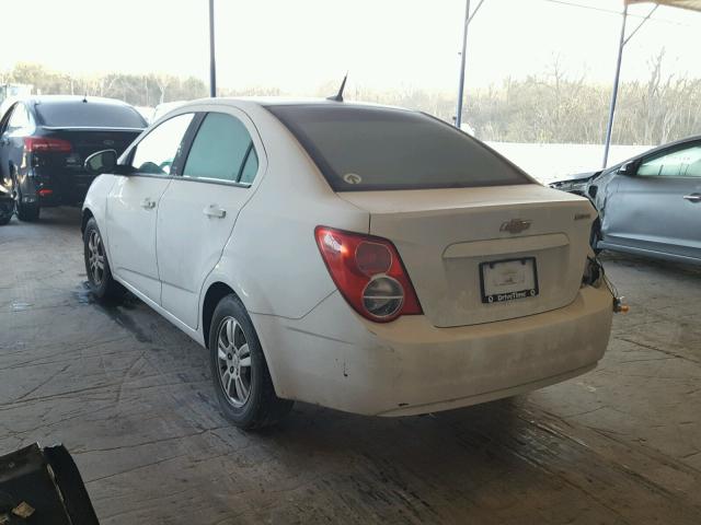 1G1JA5SHXC4185536 - 2012 CHEVROLET SONIC LS თეთრი ფოტო 3