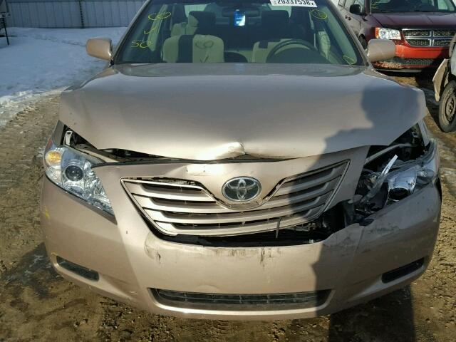 4T1BE46K88U246336 - 2008 TOYOTA CAMRY CE GOLD photo 7