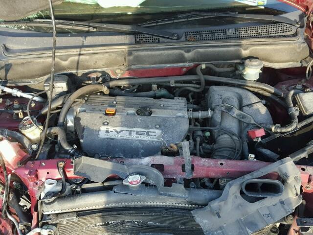 JHLRD78432C014507 - 2002 HONDA CR-V LX RED photo 7