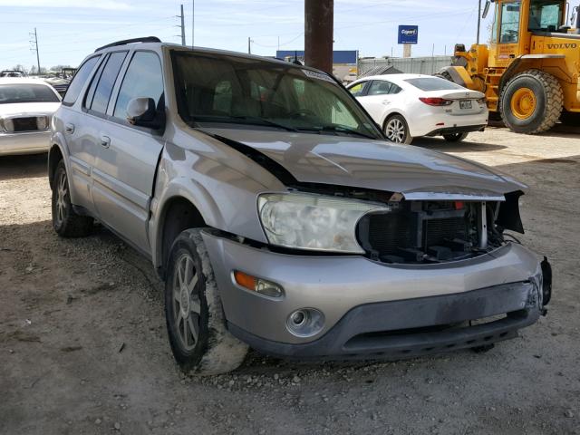 5GADT13SX42229597 - 2004 BUICK RAINIER CX SILVER photo 1