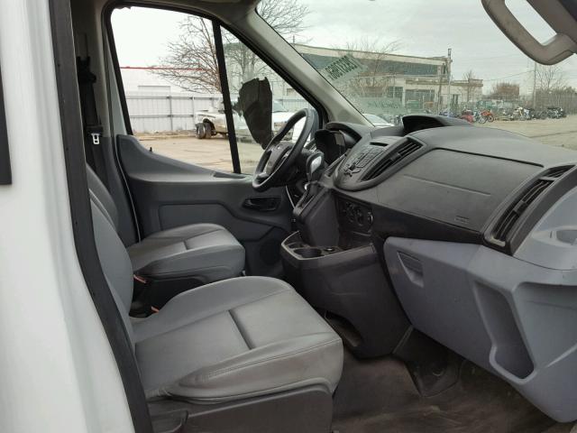 1FTSW3XM3FKA25604 - 2015 FORD TRANSIT T- WHITE photo 5