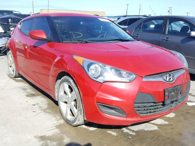 KMHTC6AD0CU025076 - 2012 HYUNDAI VELOSTER B RED photo 1