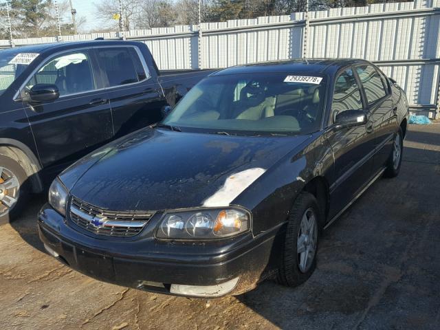 2G1WH55K629343990 - 2002 CHEVROLET IMPALA LS BLACK photo 2