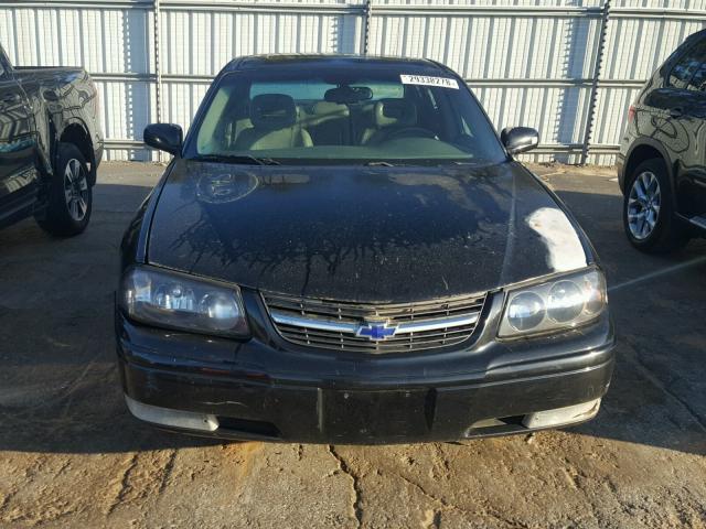 2G1WH55K629343990 - 2002 CHEVROLET IMPALA LS BLACK photo 9