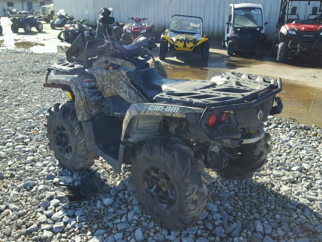 3JBLKAK29FJ000522 - 2015 CAN-AM OUTLANDER GREEN photo 3