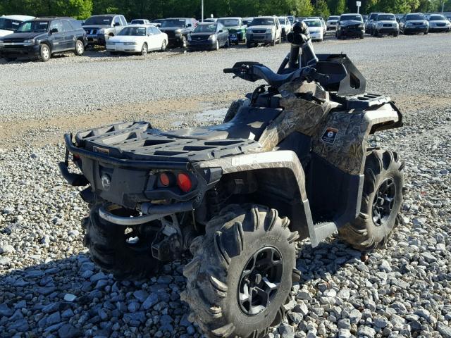 3JBLKAK29FJ000522 - 2015 CAN-AM OUTLANDER GREEN photo 4