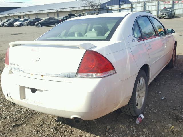 2G1WC58R179296205 - 2007 CHEVROLET IMPALA LT WHITE photo 4