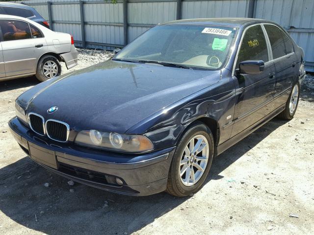 WBADT43403G033443 - 2003 BMW 525 I AUTO BLUE photo 2