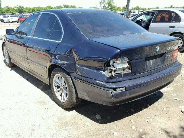 WBADT43403G033443 - 2003 BMW 525 I AUTO BLUE photo 3