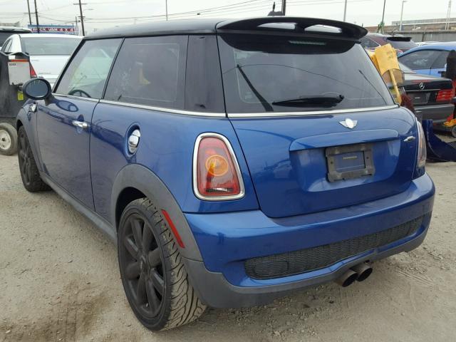 WMWMF93519TF96016 - 2009 MINI COOPER SPO BLUE photo 3