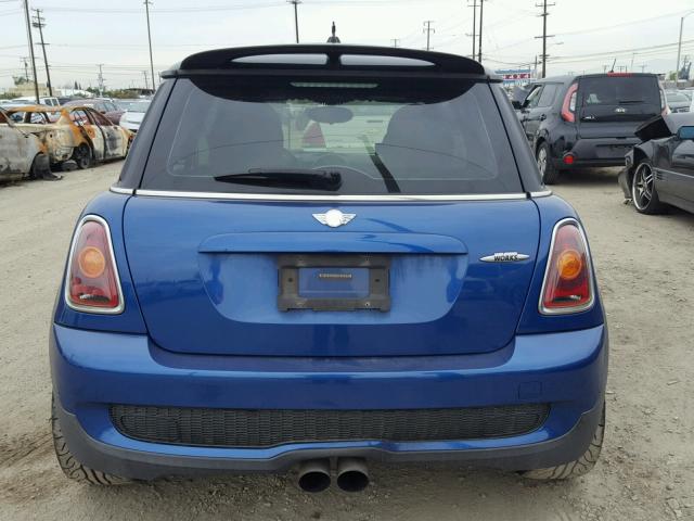 WMWMF93519TF96016 - 2009 MINI COOPER SPO BLUE photo 9