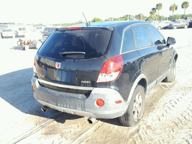 3GSDL43N89S541752 - 2009 SATURN VUE XE BLACK photo 4