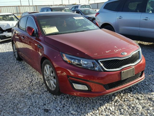 5XXGN4A7XEG343391 - 2014 KIA OPTIMA EX RED photo 1