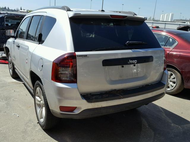 1C4NJDBB1ED535749 - 2014 JEEP COMPASS SP SILVER photo 3