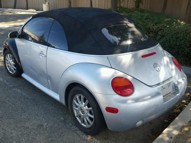 3VWCM31Y94M314950 - 2004 VOLKSWAGEN NEW BEETLE 银色 照片 3
