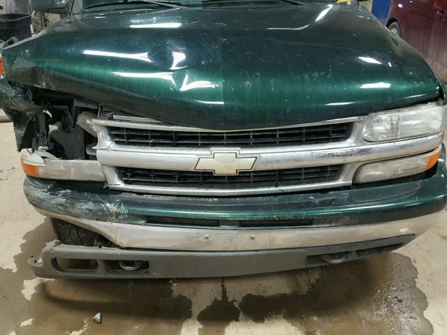 1GNEK13Z72J222765 - 2002 CHEVROLET TAHOE K150 GREEN photo 7