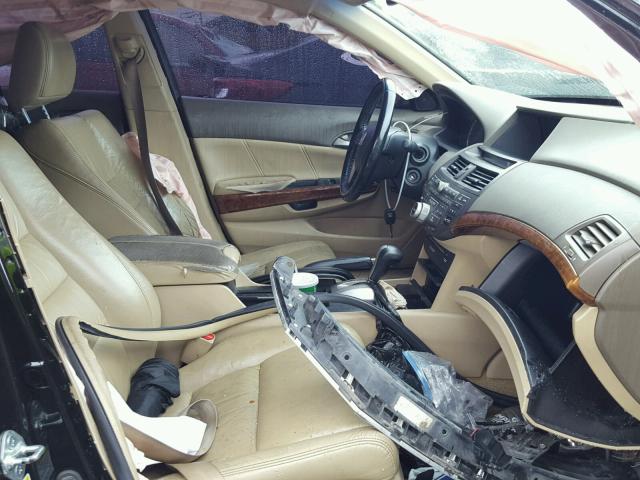 1HGCP36839A035308 - 2009 HONDA ACCORD EXL BLACK photo 5