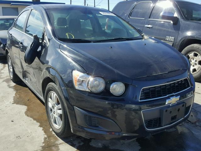 1G1JC5SH5D4250773 - 2013 CHEVROLET SONIC LT BLACK photo 1