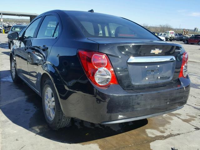 1G1JC5SH5D4250773 - 2013 CHEVROLET SONIC LT BLACK photo 3