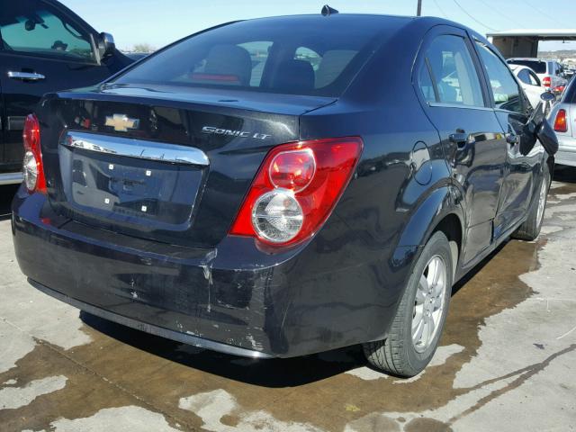 1G1JC5SH5D4250773 - 2013 CHEVROLET SONIC LT BLACK photo 4