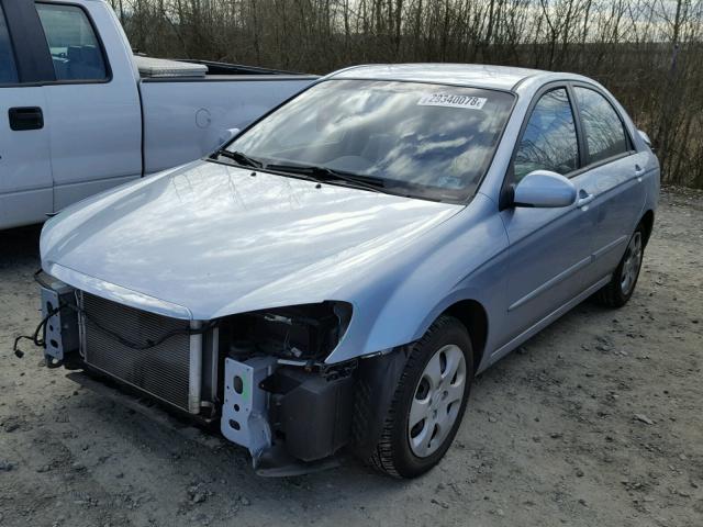 KNAFE121785529223 - 2008 KIA SPECTRA EX SILVER photo 2