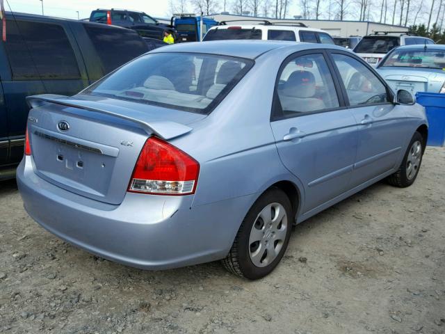 KNAFE121785529223 - 2008 KIA SPECTRA EX SILVER photo 4